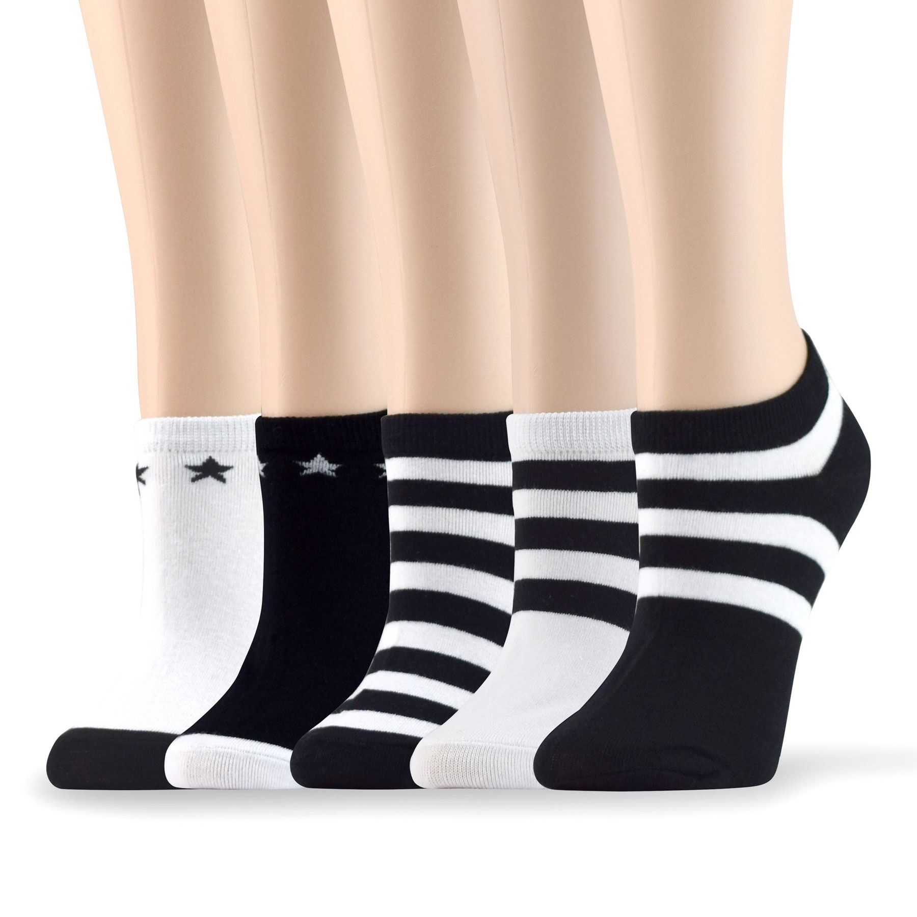 Women\'s Striped Ankle Socks 5 Pack – Socksmood
